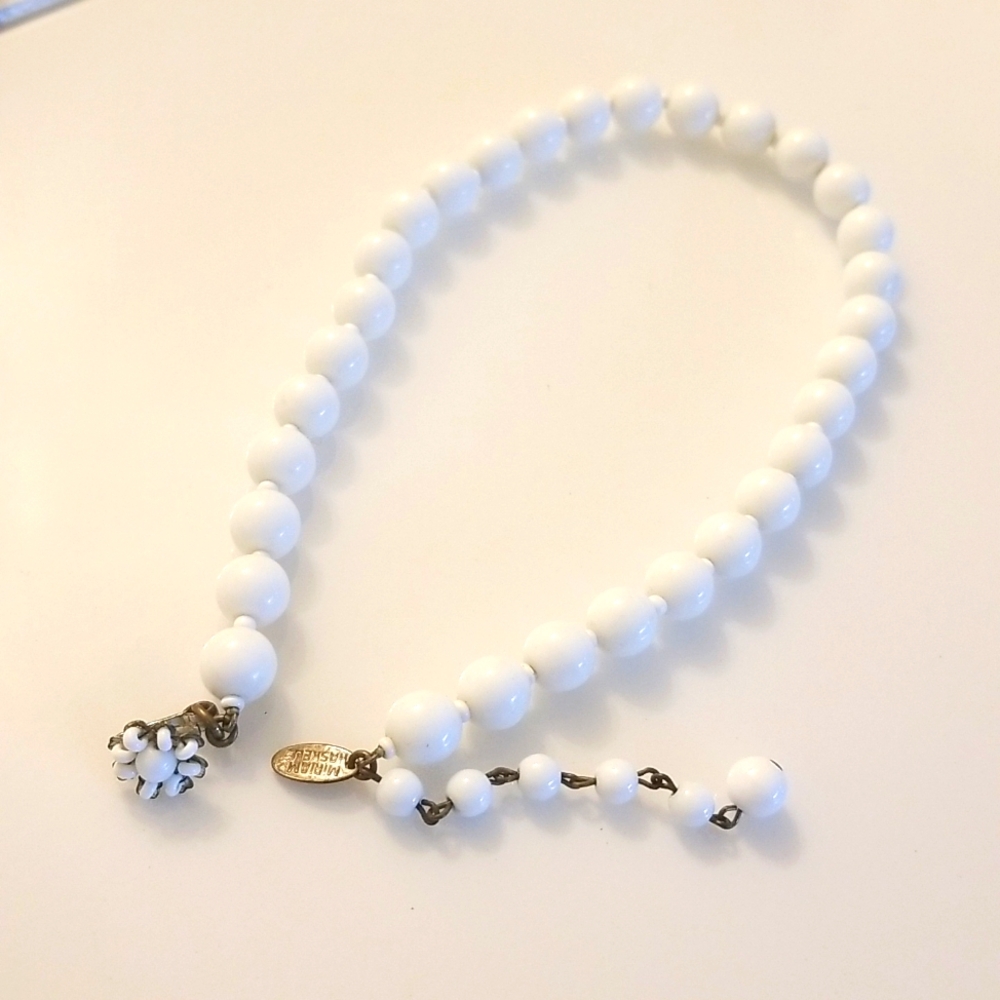 Miriam Haskell Vintage necklaces.